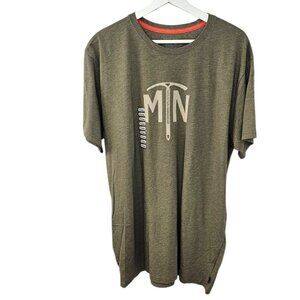 Mountain Hardwear Mens Short Sleeve Graphic T-Shirt, Ice-Axe, Green, Size XL,